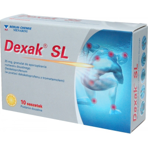Dexak SL 25 мг, 10 пакетиков