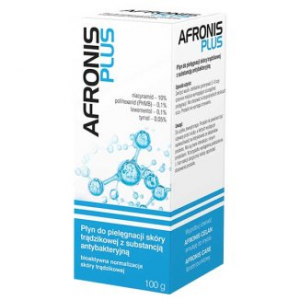 Afronis Plus, лосьон для ухода за кожей от прыщей с антибактериальным веществом, 100 г        новинка