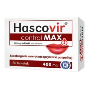 Hascovir Control Max 400 мг, 30 таблеток