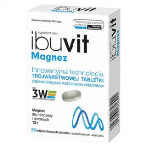 Ibuvit Magnez, Ибувит магний, 30 таблеток с контролируемым высвобождением    