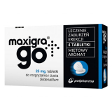Maxigra Go 25 мг, 4 жевательные таблетки
