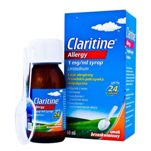  Кларитин аллергии 1мг / мл, сироп, 60мл