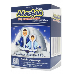 Alaskan Max, масло печени акулы, 60 капсул                    Bestseller      NEW