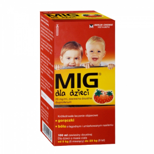 MIG 20 мг / мл, пероральная суспензия, для детей от 6 месяцев до 9 лет, 100 мл