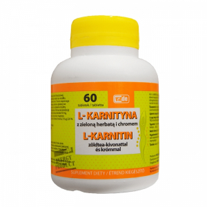  L-карнитин с зеленым чаем и хромом, 60 таблеток