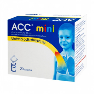 ACC Mini 100 мг, 6 лет, 20 пакетиков