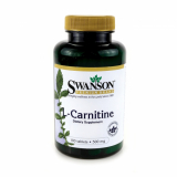  L-карнитин 500 мг, Swanson, 100 таблеток