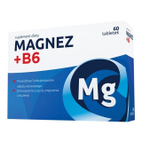 Magnez Магний + Витамин B6,60 таблеток Nord farm