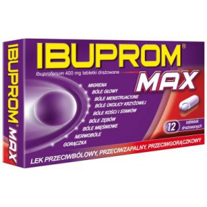  Ibuprom MAX 400 мг, 12 таблеток