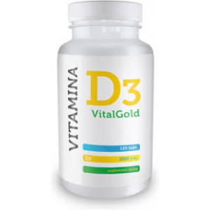 Vitamina D3 VitalGold, 2000 j.m, 120 таблеток        Hit