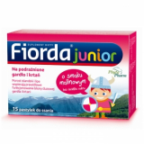 Fiorda Junior Фиорд, малиновый ароматизатор, 15 пастилок                        