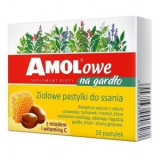 Amolowe горло, мед и витамин С, 16 таблеток