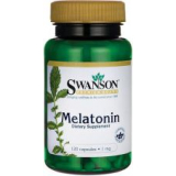Melatonin Мелатонин 1 мг, Swanson, 120 капсул