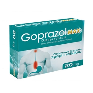 Goprazol Маx 20мг, 14 капсул,   популярные