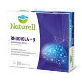 NATURELL, Rhodiola + witamin B, 60 таблеток