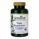 SWANSON, Triple Magnesium complex 400мг,магний 100 kaпсул