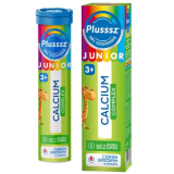 Plusssz Junior Calcium Complex, для детей от 3 лет, со вкусом земляники, 20 шипучих таблеток   популярные