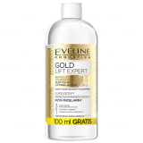 Eveline Gold Lift Expert, роскошный мицеллярный флюид против морщин, 500 мл       new