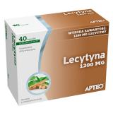 Lecytyna Лецитин 1200 мг, Apteo, 40 капсул