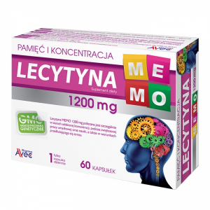 Lecytyna МЕМО 1200 мг, лецитин 60 капсул,   популярные   
