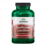 SWANSON, Sunflower Lecithin,лецитин подсолнечника1200мг, 90 kaпсул