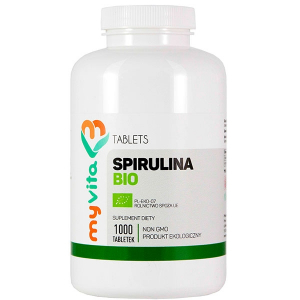 MyVita,Spirulina Bio Спирулина 250мг,  1000 таблеток