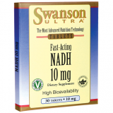 Fast NADH 10мг, Swanson, 30 таблеток