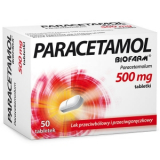 Paracetamol Парацетамол Биофарм 500 мг, 50 таблеток                   
