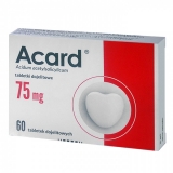  Acard 75мг, 60 таблеток  