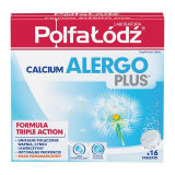 Calcium Alergo Plus , вкус апельсина,кальций 16 шипучие таблетки