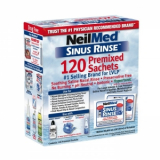Sinus Rinse Kit, сменный набор для промывания носовых пазух для взрослых, 120 пакетиков