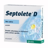 Septolete D, Септолете D, без сахара, 30 пастилок