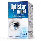 Optistar Hydro, 0,1% гиалуронат натрия глазные капли, 10 мл