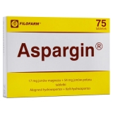 Aspargin Аспаргин 17мг+54мг, 75 таблеток