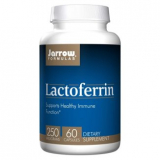 Jarrow Formulas Lactoferrin, laktoferyna,лактоферрин 250 мг, 60 капсул