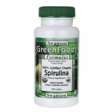 Spirulina,  Спирулина сертифицированных органических Swanson, 180 таблеток