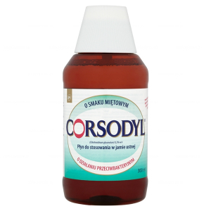 Corsodyl 0,2%, мята перечная, для полоскания рта, 300 мл*****          
