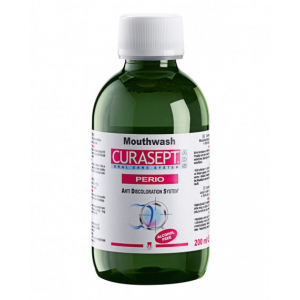 Perio CURASEPT хлоргексидин жидкости + 0,12% ПВП-В и гиалуроновая кислота, 200 мл