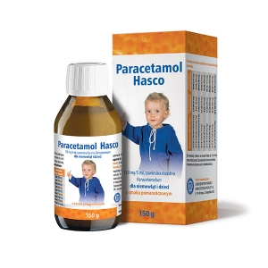 Paracetamol Hasco парацетамол 120 мг / 5 мл, пероральная суспензия для детей с рождения, аромат апельсина, 150 г