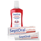  SeptOral Пародонт, жидкая жидкость для полоскания рта, 500 мл + SeptOral Profilactica, зубная паста, 100 мл