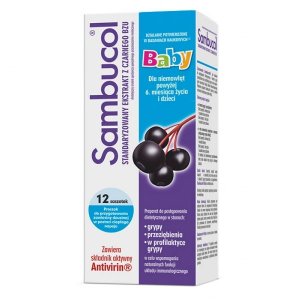 Sambucol Baby, для детей после 6 месяцев, 12 пакетиков
