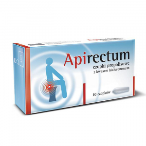Apirectum, суппозитории c Прополисом и Гиалуроновой кислотой, 10 единиц