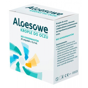 Aloesowe,Глазные капли с алоэ, 20 ампул по 0,4 мл,     популярные
