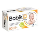 Bobik D, витамин D3 для детей от рождения, 90 капсул твист-офф