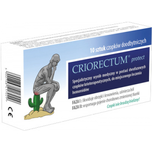 Criorectum Protect, Криоректум Протект, 10 ректальных суппозиториев