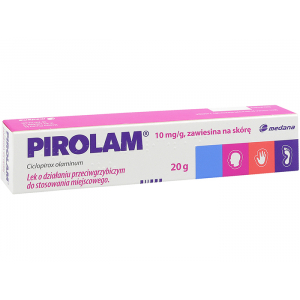 Pirolam 10 мг / г, суспензия для кожи, 20 г