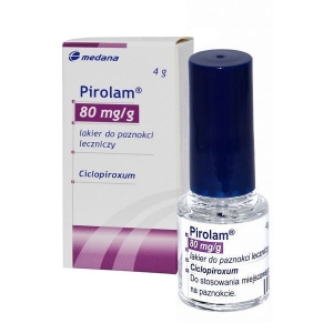 Pirolam 80 мг / г, лак для ногтей, 4 г
