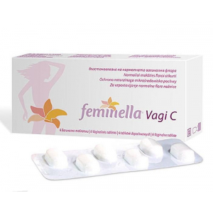 Feminella Vagi C,(Феминелла) 6 вагинальных таблеток