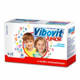 Vibovit Junior для детей в возрасте от 4 до 12 лет,аромат клубники, 30 пакетиков