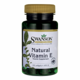 SWANSON, Natural Vitamin E 400IU, 100 kaпсул